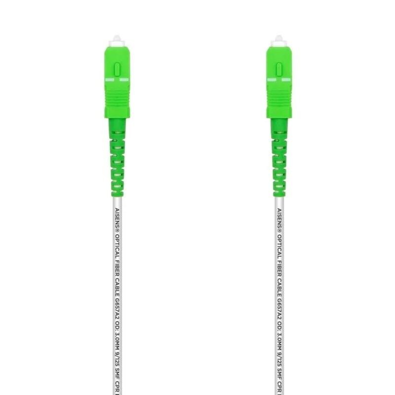 CABLE FIBRA OPTICA AISENS G657A2 3.0 LSZH 2M WHITE