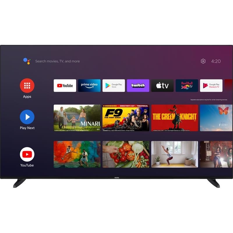 TELEVISOR QLED DAEWOO 65 4K QLED USB SMART TV ANDROID WIFI BLUETOOTH