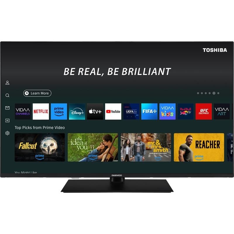 TELEVISOR DAEWOO 43 LED 4K UHD USB SMART TV WIFI BLUETOOTH HOTEL