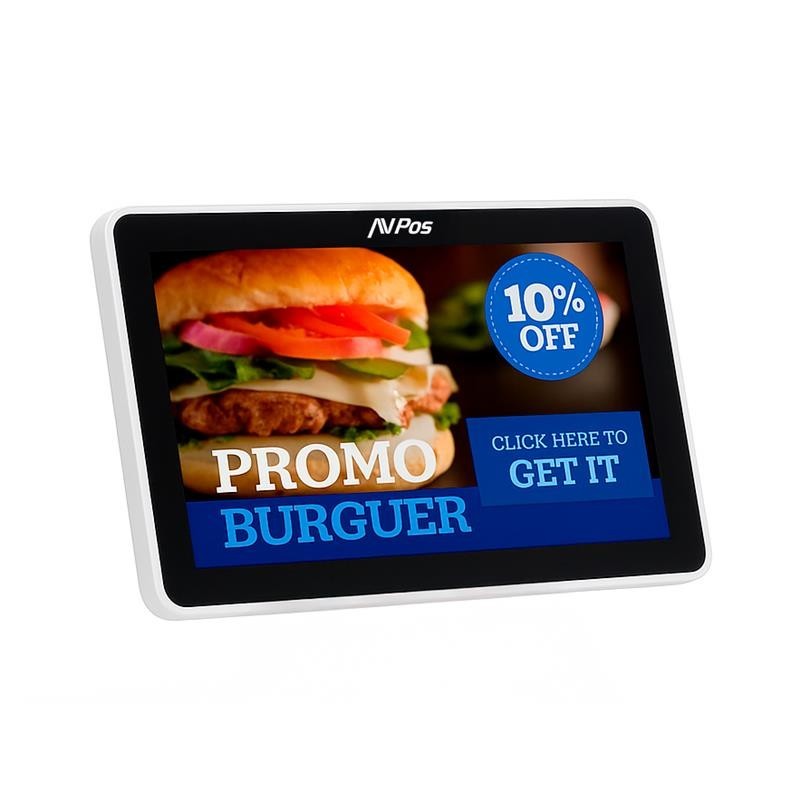 SEGUNDA PANTALLA AVPOS 7 COLOR K5000 PLUS WHITE