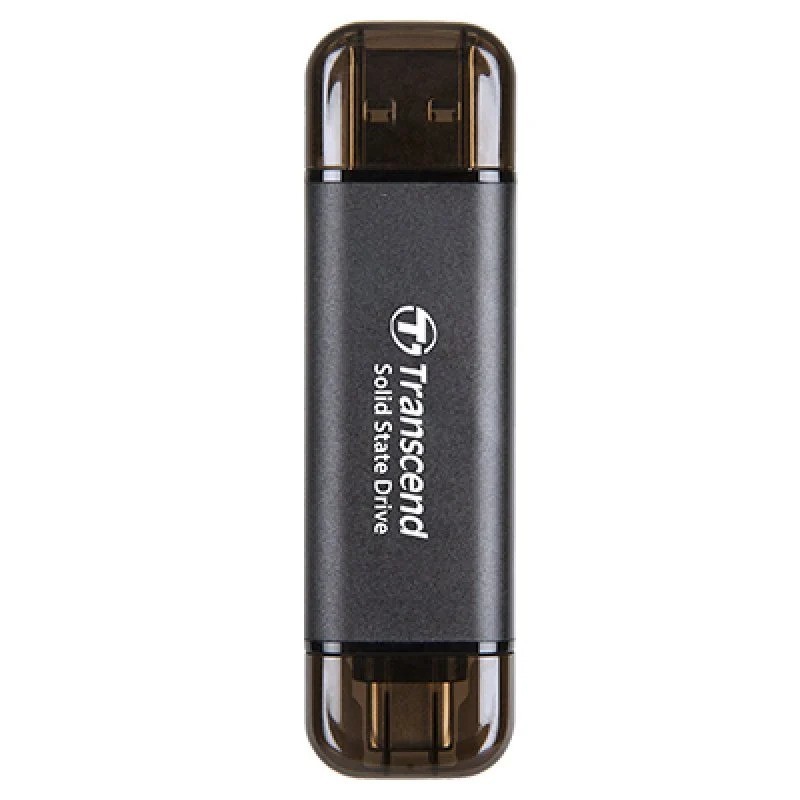 PEN DRIVE 512GB TRANSCEND USB-A 3.2/USB-C BLACK