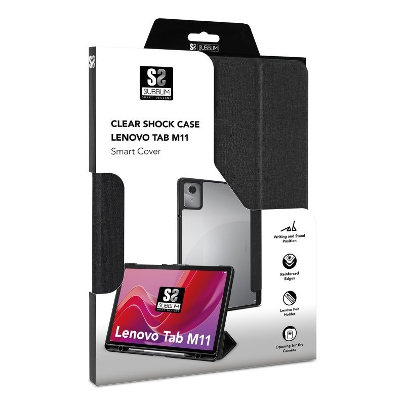 FUNDA SUBBLIM PARA TABLET LENOVO TAB M11 BLACK