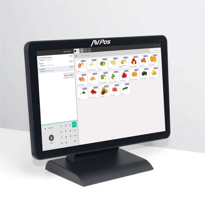 TPV AVPOS K2000 15 SLIM I3/8GB/M.2 128GB/WIFI/BLUETOOTH/LAN 1000 3YR GAR