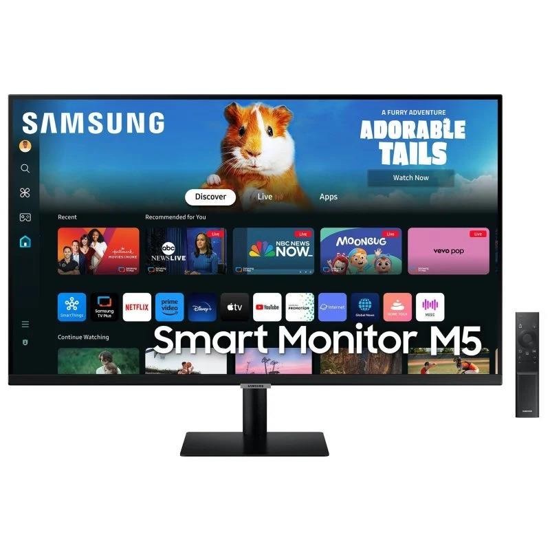 MONITOR SAMSUNG SMART M5 27 MULTIMEDIA INCLINABLE SMART TV HDMI USB